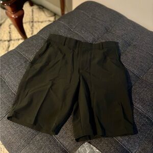 Nike Men's Black Flat Front Shorts
